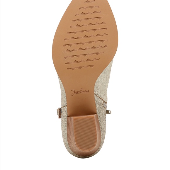 Zodiac Western Ivory Distressed Leather Boot NEW - Picture 5 of 6